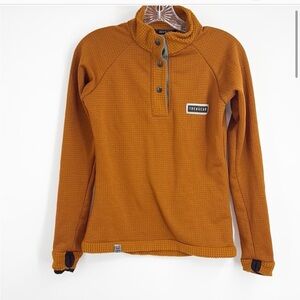 Orange Pullover with Thumb Holes